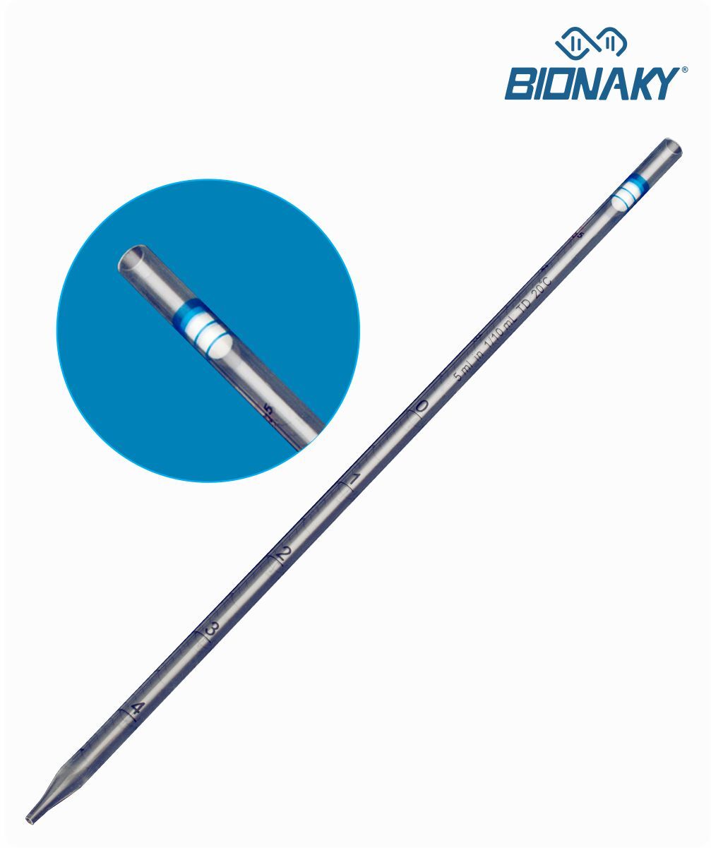 Pipeta sorológica descartável 5mL estéril